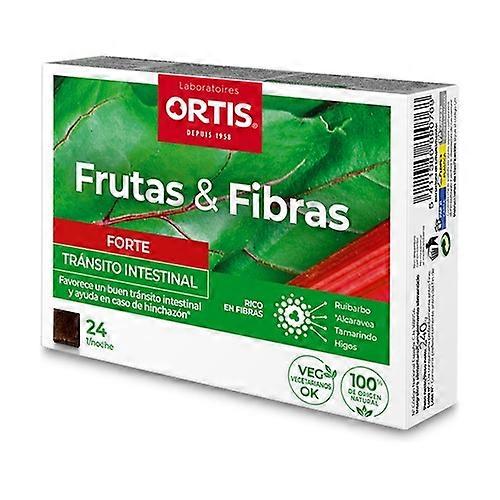 Fruits & Fibers Forte Intestinal Transit 24 chewable tablets