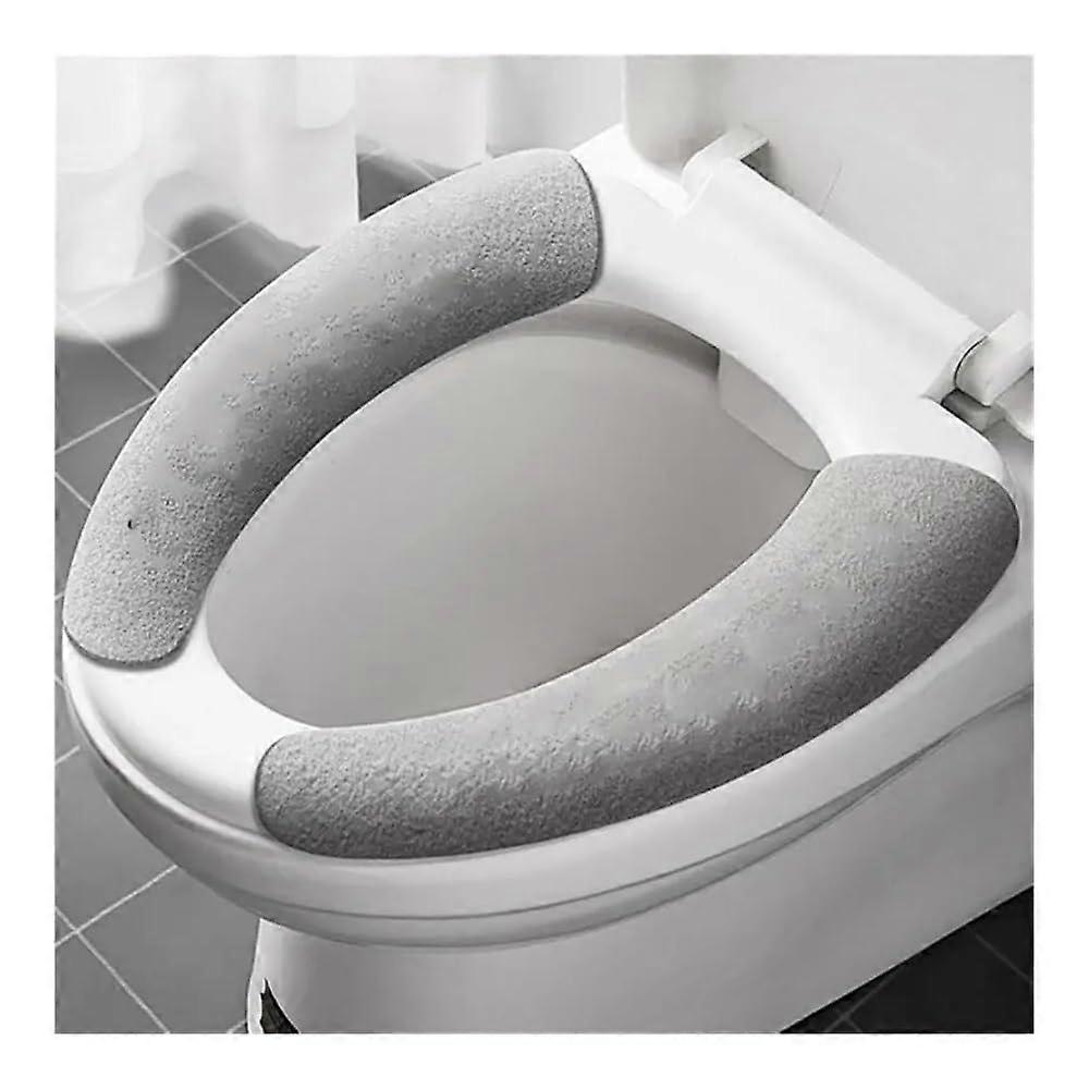 Non-Slip Toilet Seat, Customizable Soft Hygroscopicity Washable, Colorful Trendy Design, Style E