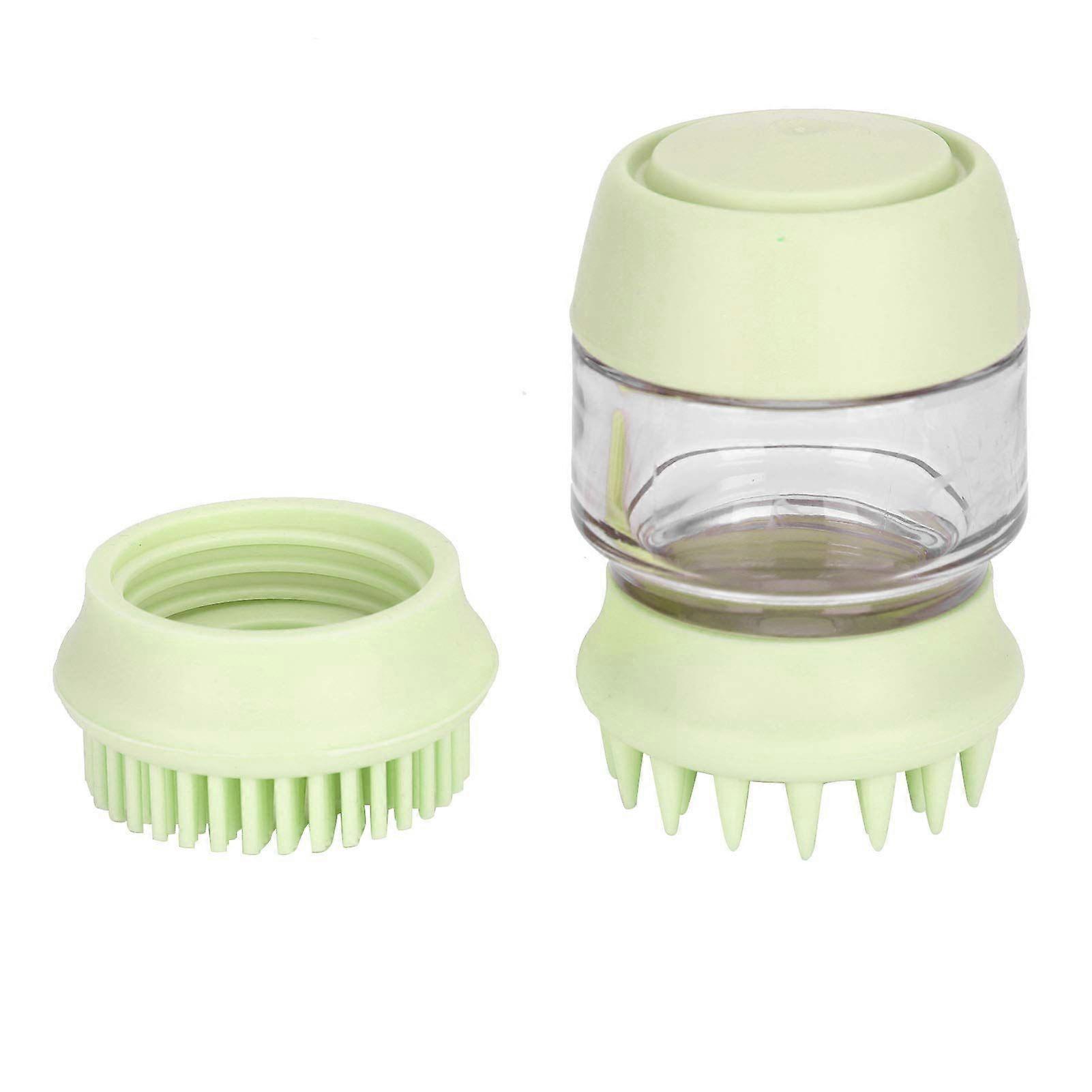 Pet Shower Comb Pet Bathing Brush Pet Brush Green