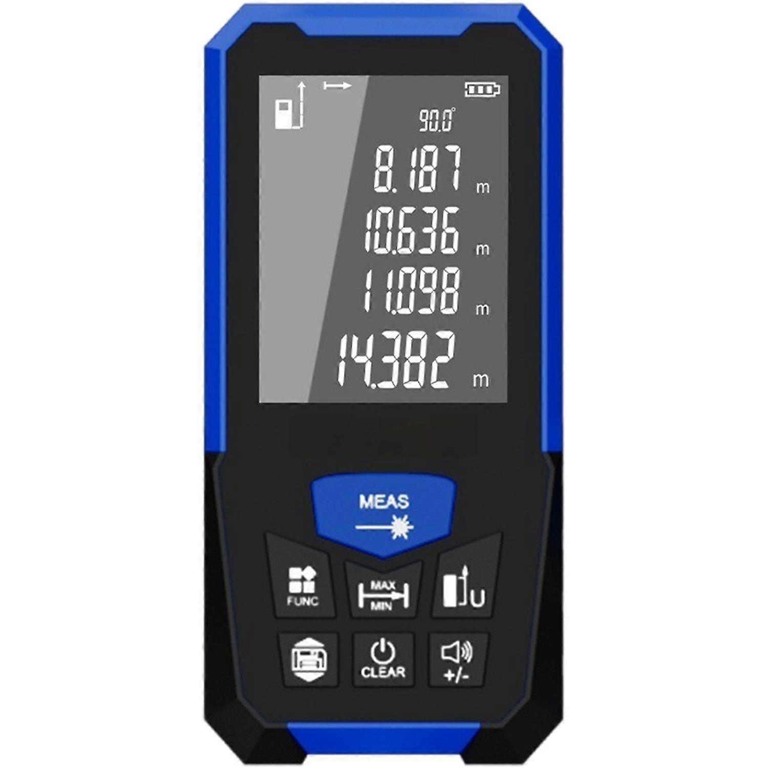 Laser Rangefinder Infrared,Length Area Volume Triangle Pythagorean Measuring Instrument Tool,Maximum Measuring Distance 393ft