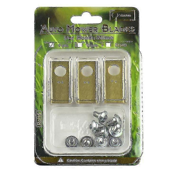 Tium Coated Kn For Miimo Ic Lawnmower 9pcs