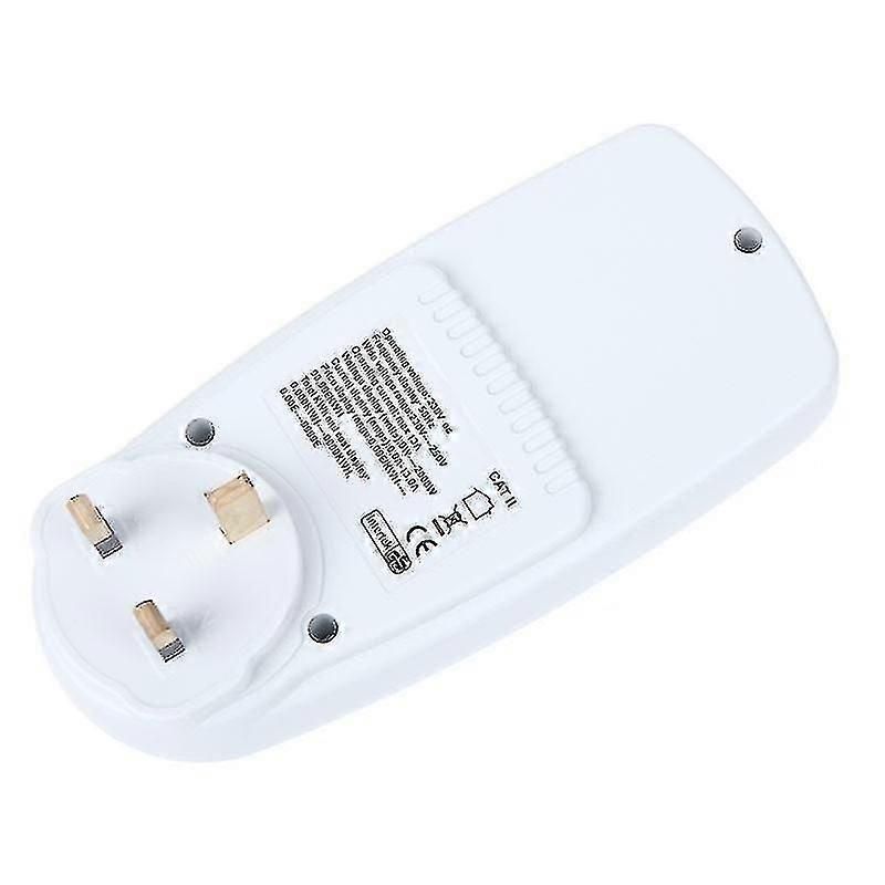 Power Meters Energy Monitor With Backlight Lcd Display, 13a Electricty Usage Monitor Plug 2pcs