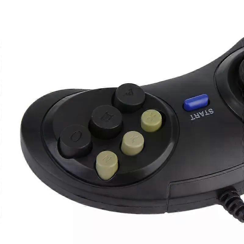Classic Wired 6 Buttons Joypad Handle Game Controller compatible for  SEGA MD2 Mega Drive Gaming Accessories Universal Remote Control