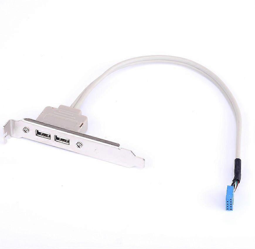 Two-port USB rear baffle desktop computer chassis PCI-bit dual-port 2.0 motherboard expansion line