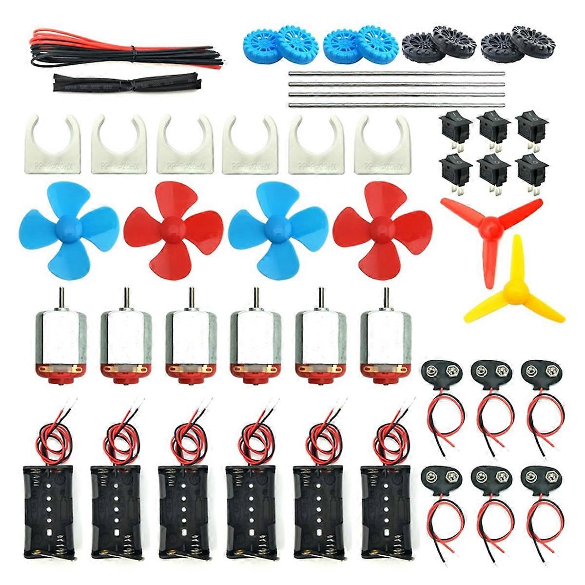 طقم محركات التيار المستمر ، محرك هواية كهربائي صغير 3 فولت -12 فولت 25000 دورة في الدقيقة