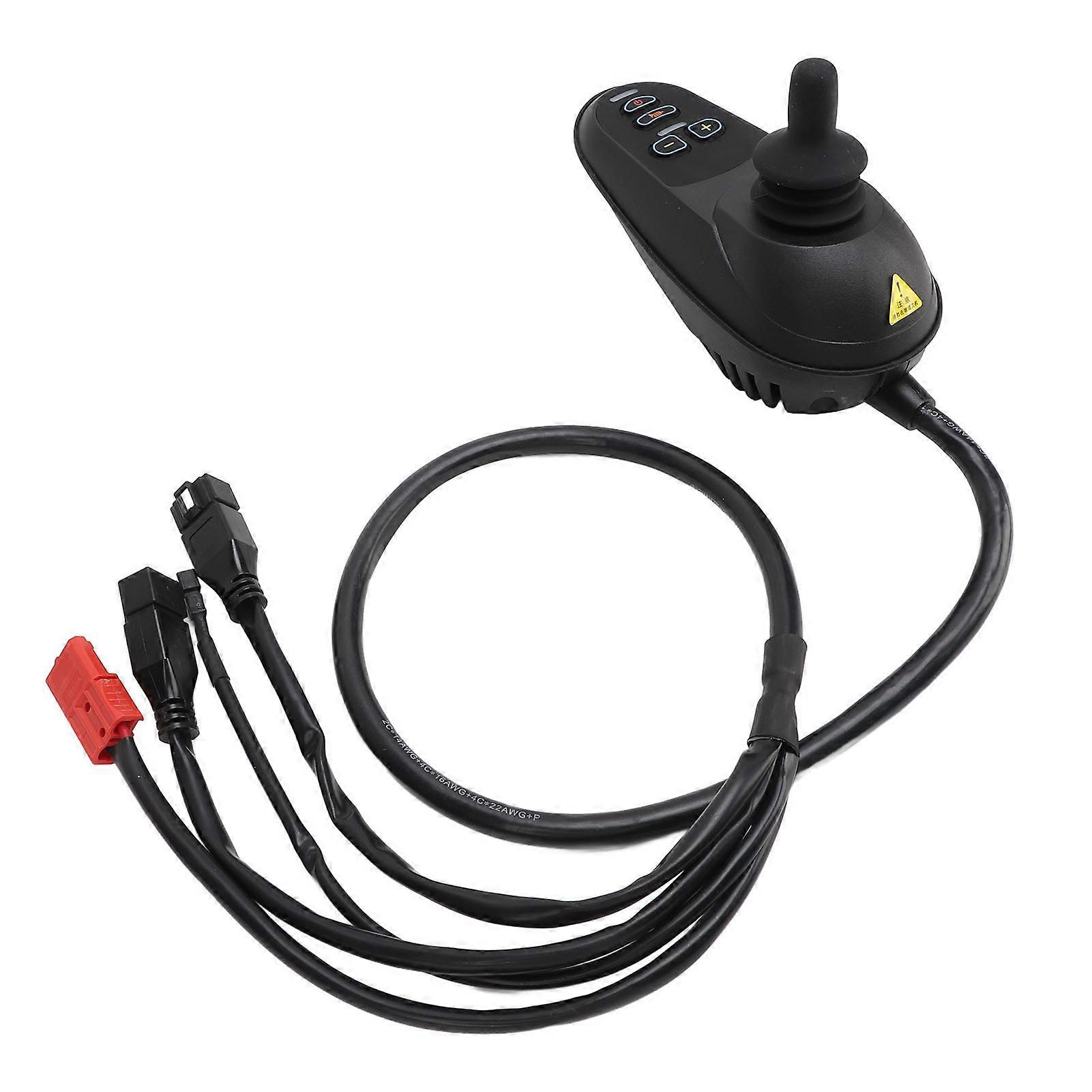 Electric Wheelchair Joystick Controller Remote Control Brushed Motor Controller for Universal Electric Wheelchairs Mobility 