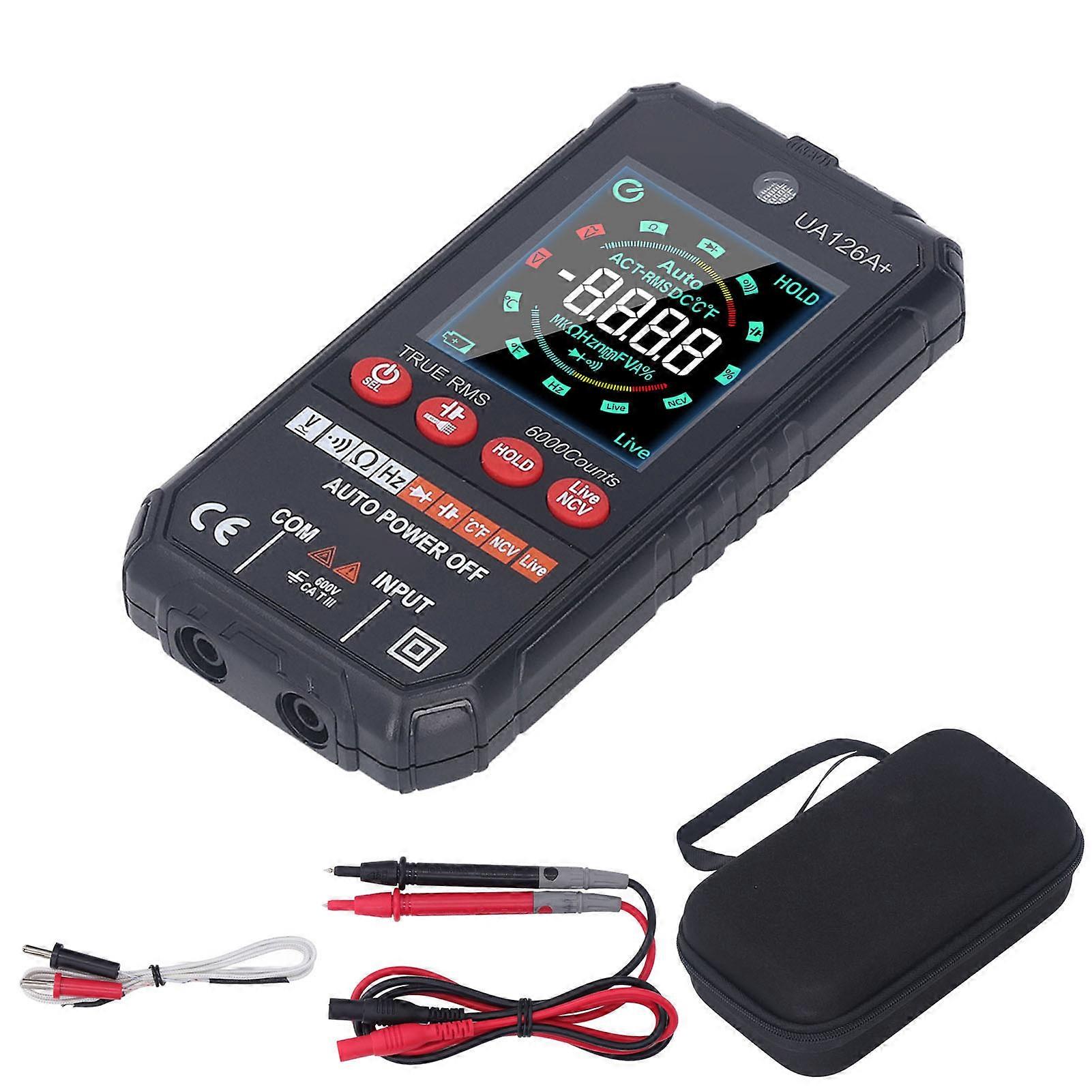 UA126A+ Smart Screen Multimeter Full Automatic Digital Display Volt Ammeter for Industrial