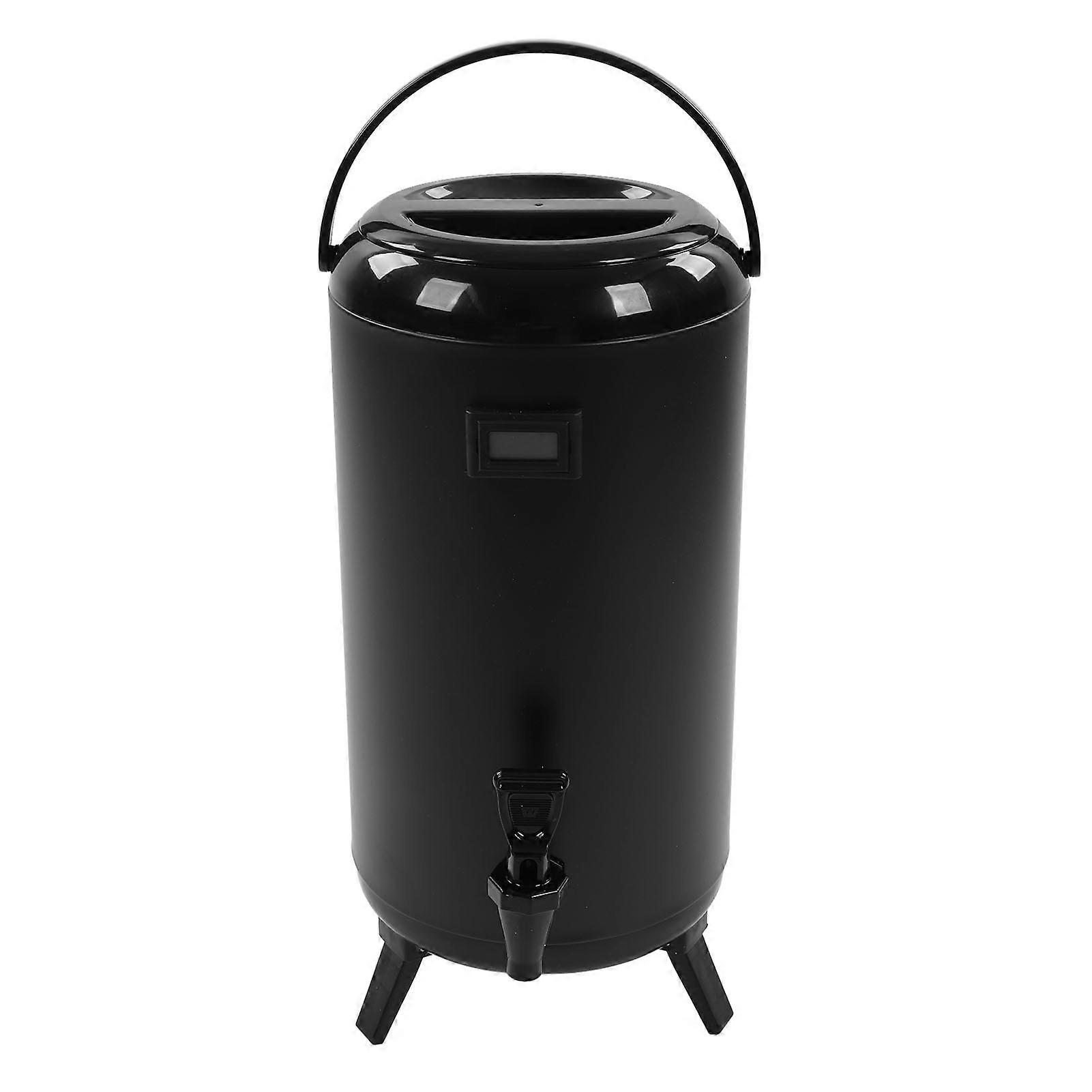 Distributeur de café isotherme en acier inoxydable de 12 L avec indicateur de température