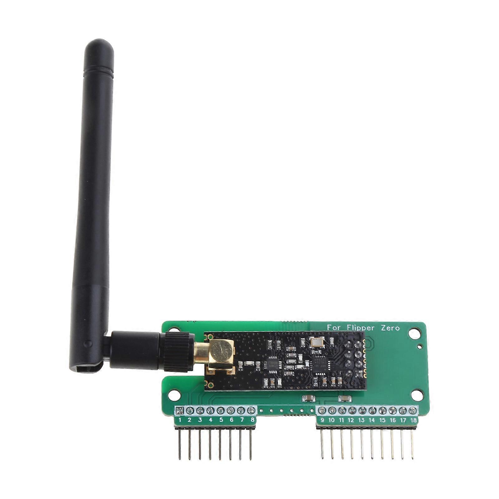 Para o módulo Flipper NRF24 e o módulo GPIO NRF24 Mousejacker com kit de antena de cabeçalho de 8 pinos e 10 pinos