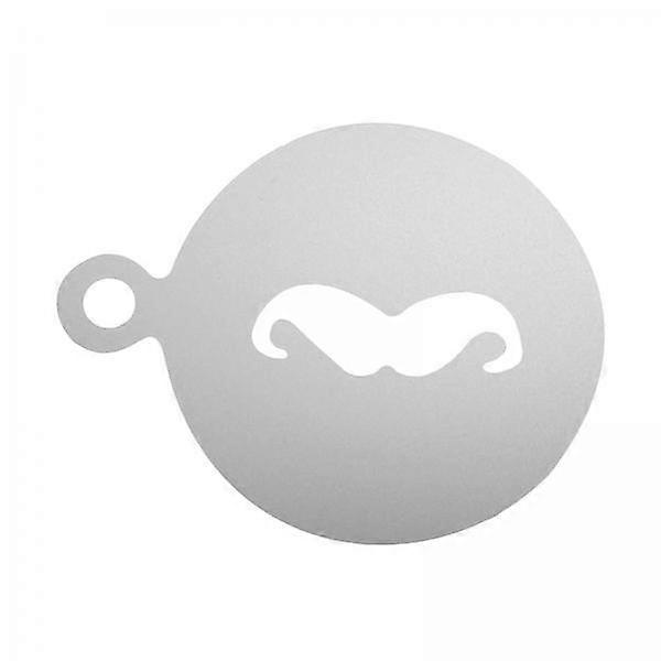 2xCappuccino Arts Template Portable for Bar Accessories Mousse Oatmeal Cupcake