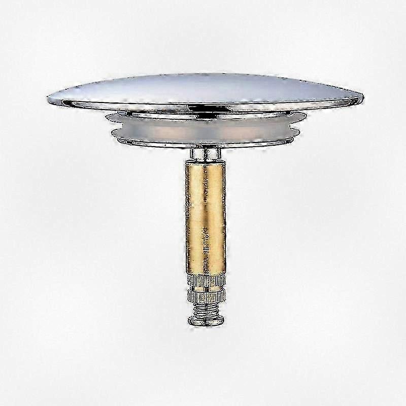 Universal Height Adjustable Bath Stopper with Double Seal, 70mm Sink Valve, Durable Chrome Finish, Rust Proof for Certain Brand Bathtubs