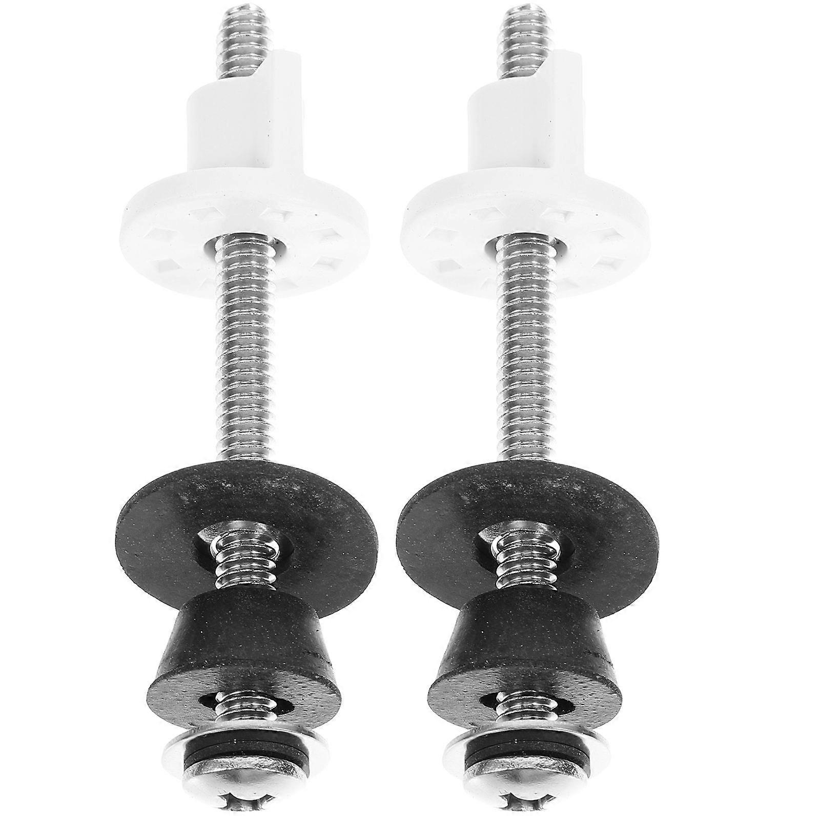 2pcs  Toilet Seat Screw Bolts Universal Toilet Mounting Screws Toilet Fittings