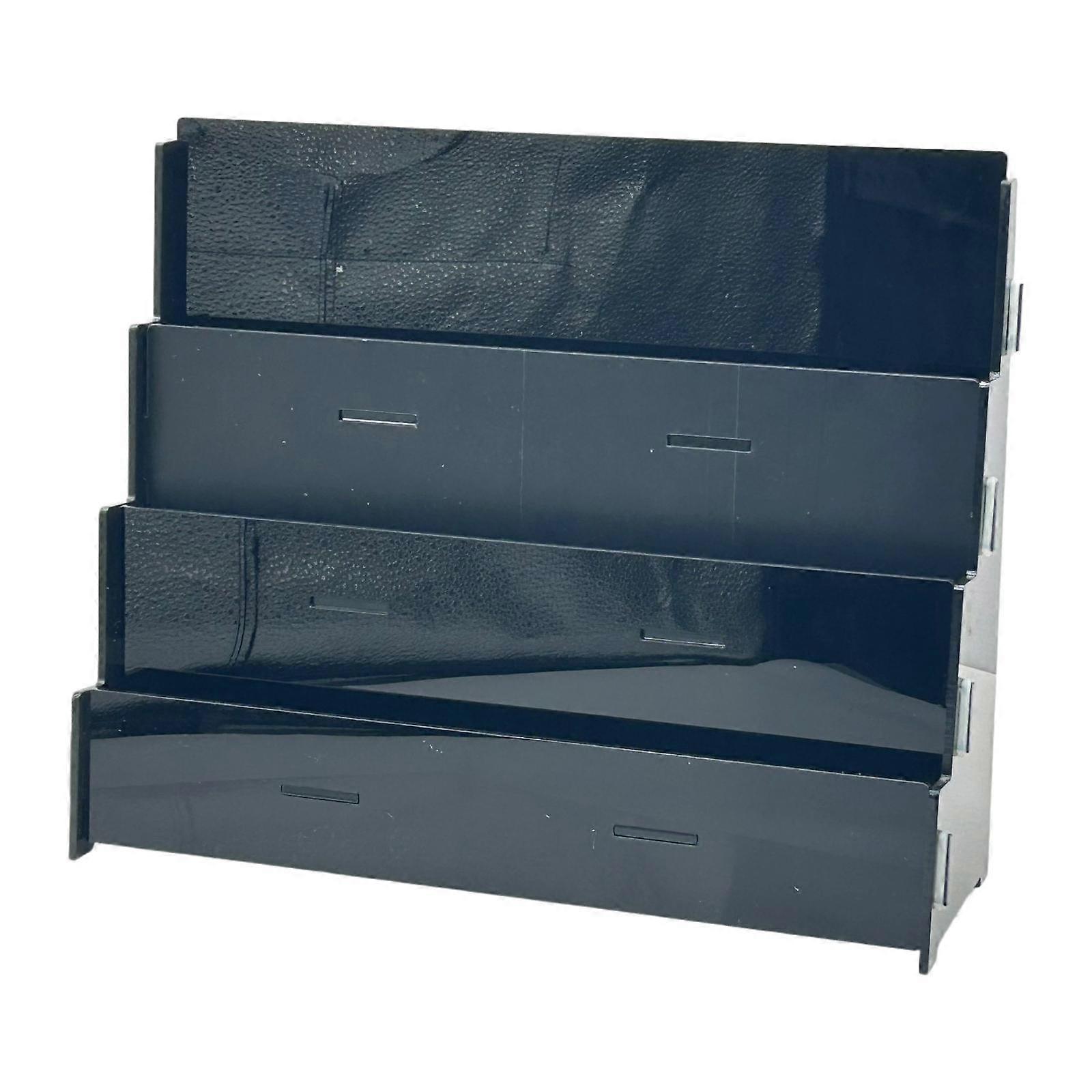3 Tier Acrylic Display Stand Holder Showcase Tabletop Sports Card Shelf