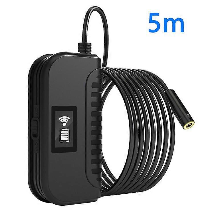 109A 5m Hard Wire WiFi Endoscope Night Vision Camera Lens Industrial Borescope for Android / Ios Phone