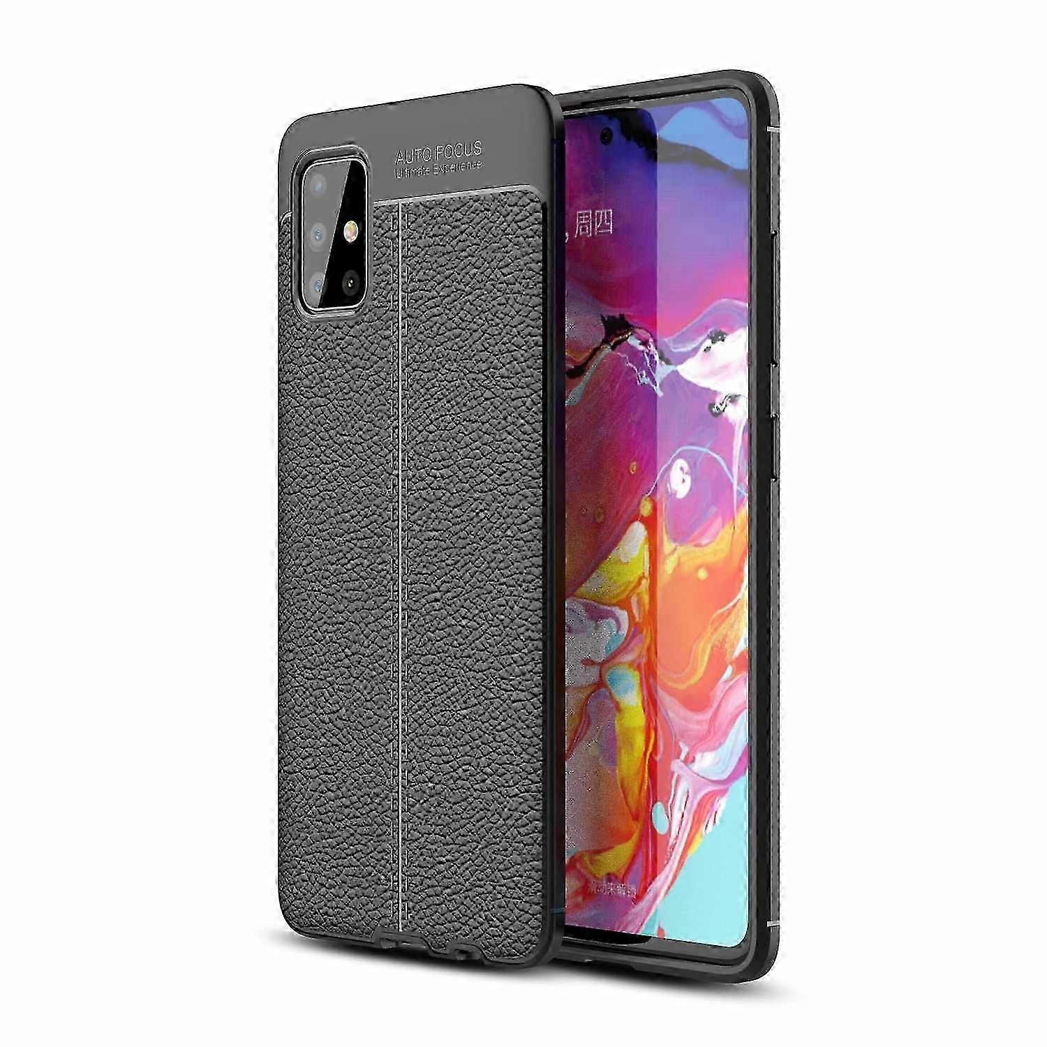 TPU Protective Case for a Certain Brand Smartphone - Faux Leather