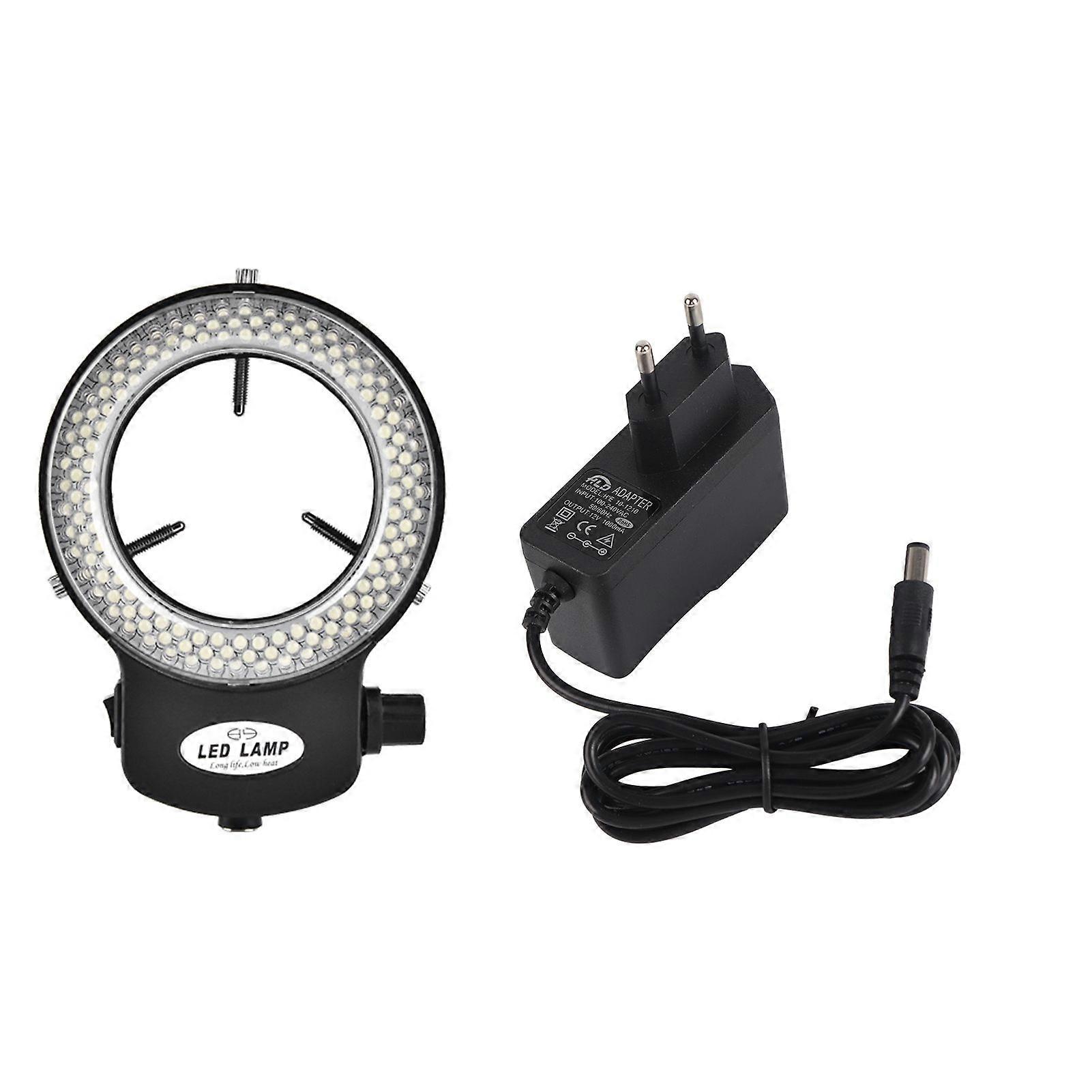 High quality  144 lamp beads 4.5W microscope camera lens LED light source (black