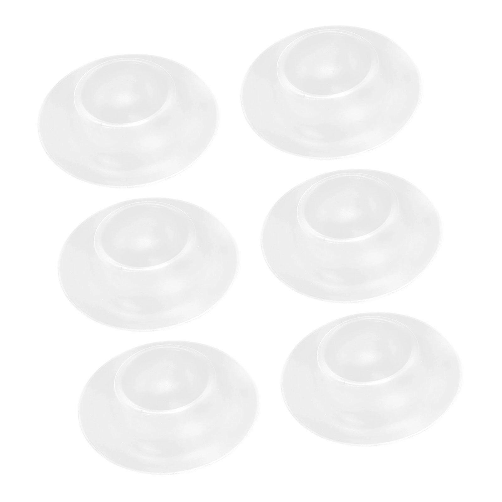 6x Egg Trays Stackable Easy Maintenance Semi Circular Slot Containers Egg