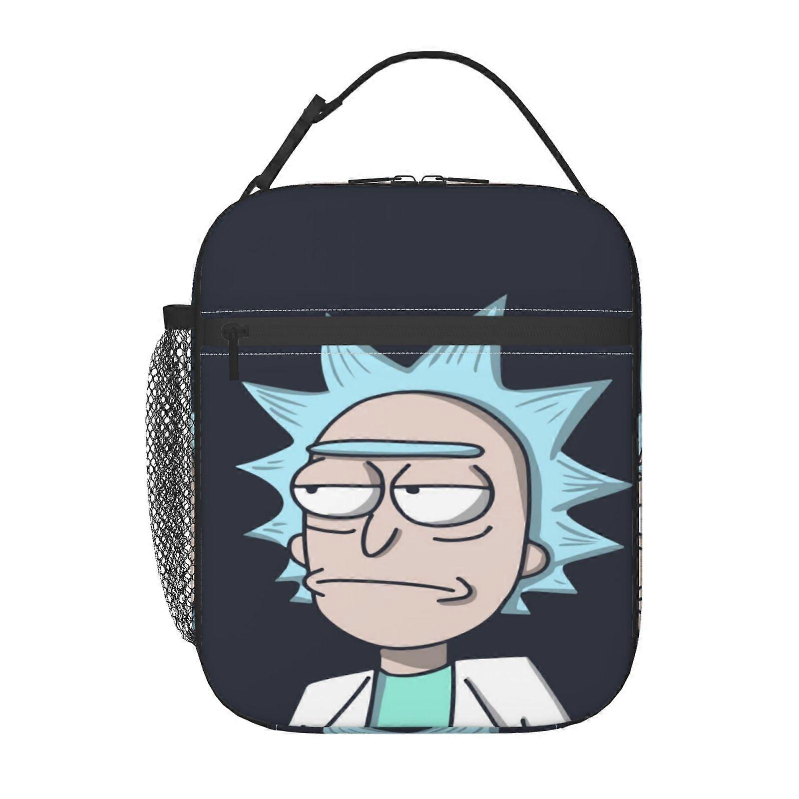 a116 Rick and Morty Season Lunch Bag for Diabetics, Includes Portion Control Containers & Nutrition Tracking Pad t116