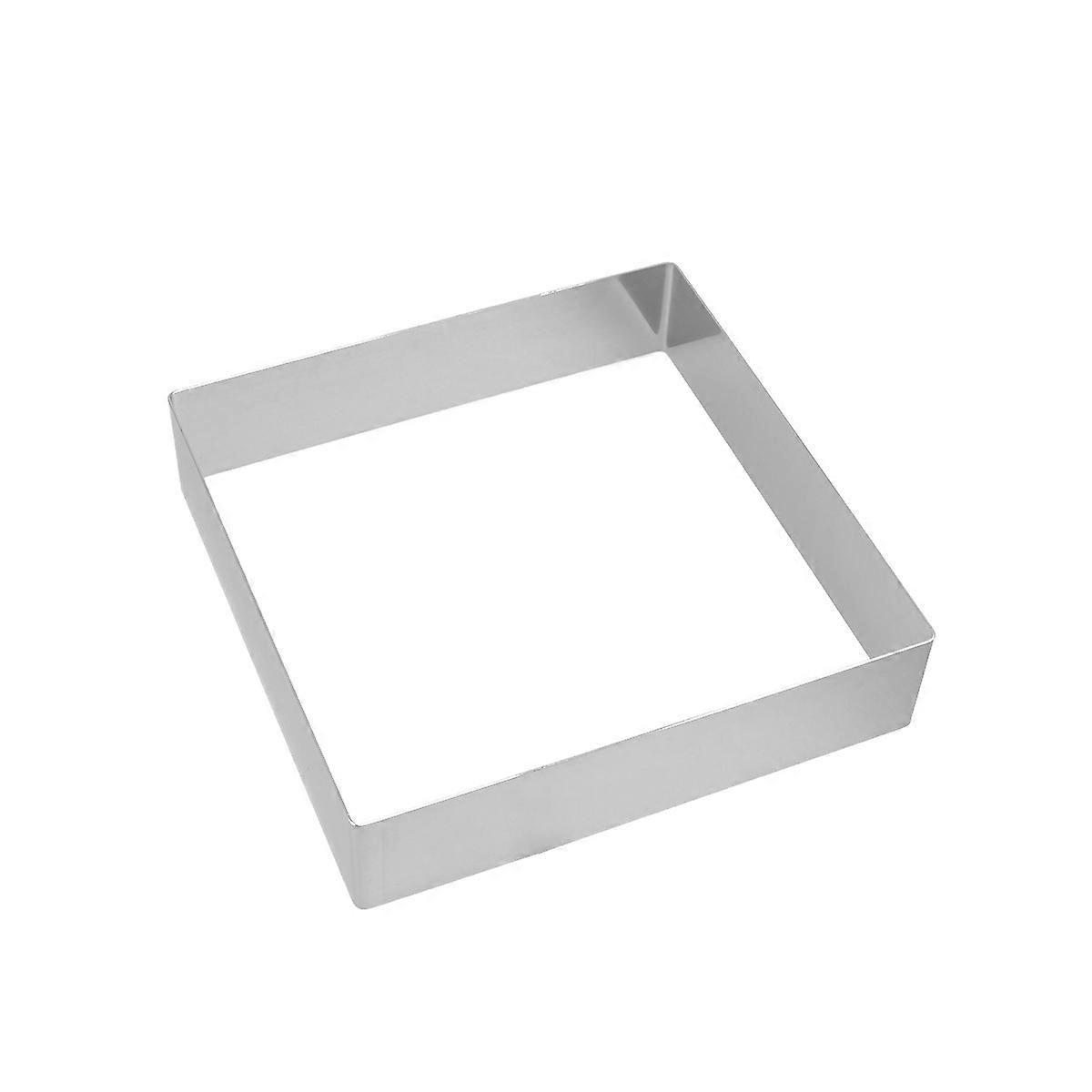 Reusable Stainless Steel Ring Mold, Essential for Square Dessert Creations