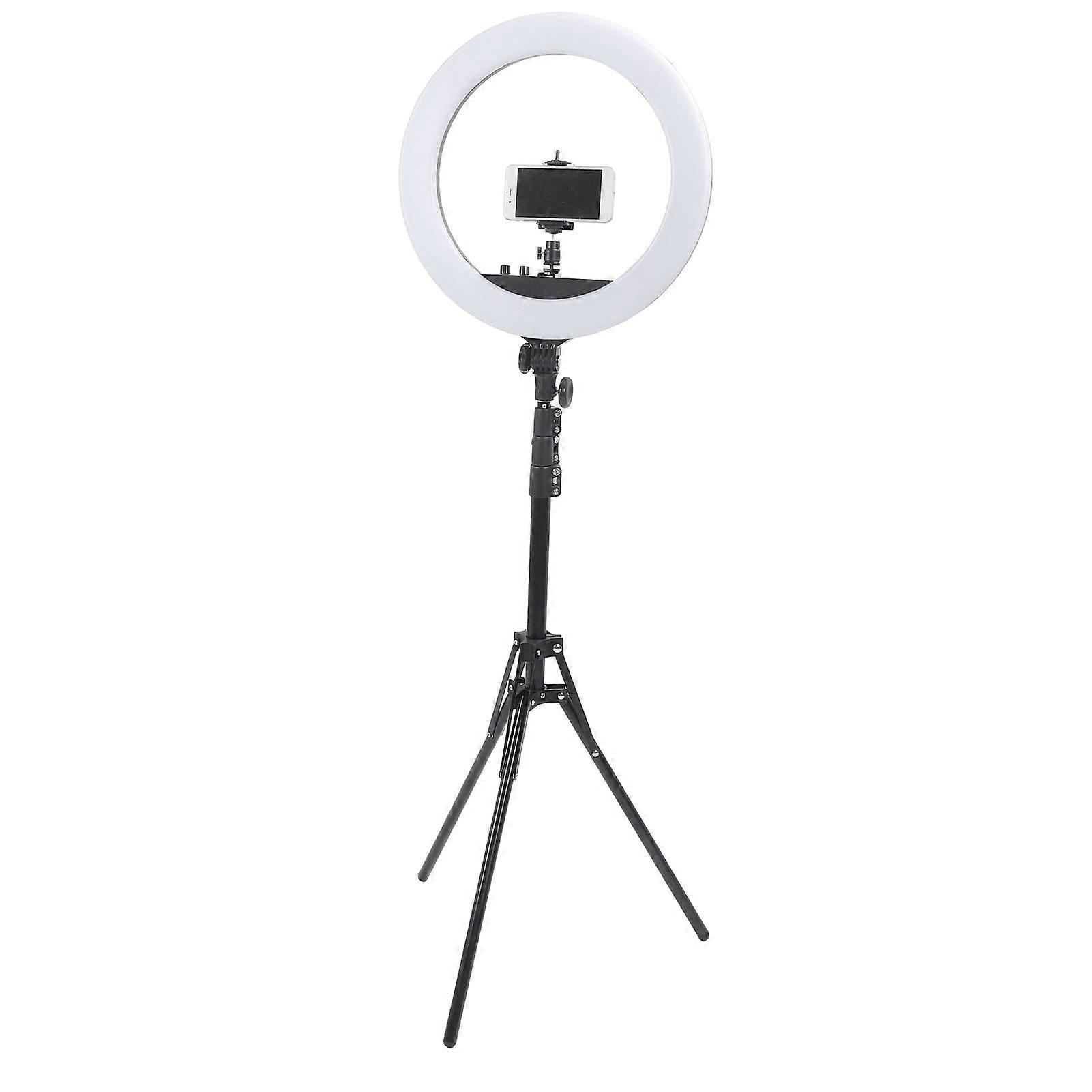18" LED Fill Ring Light with 185cm Tripod Stand, Stepless Dimming