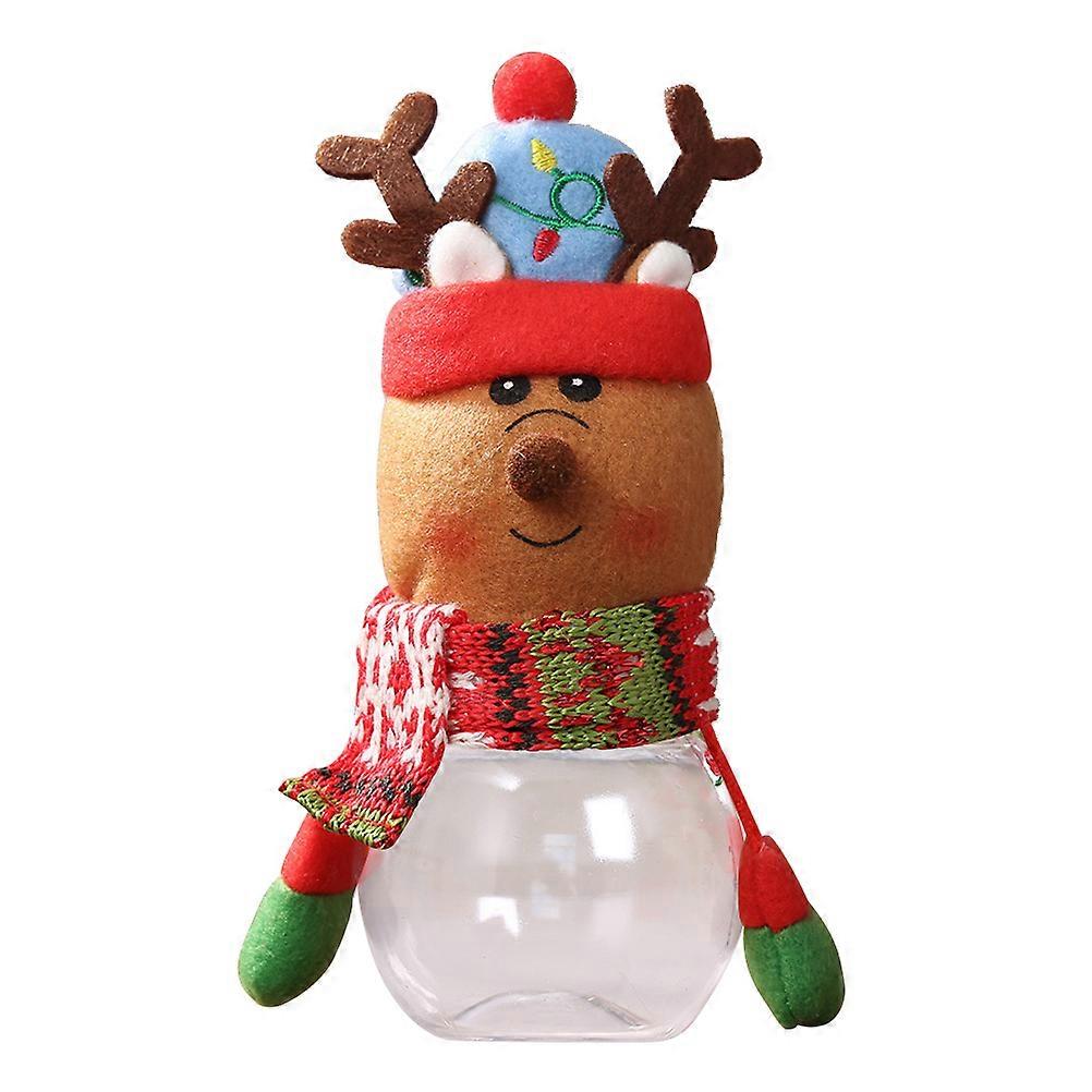 Childrens Candy Container Toys Unique Elk Shape Christmas Decorations Multi Color 18 x 8 x 8 Cm 1Pcs