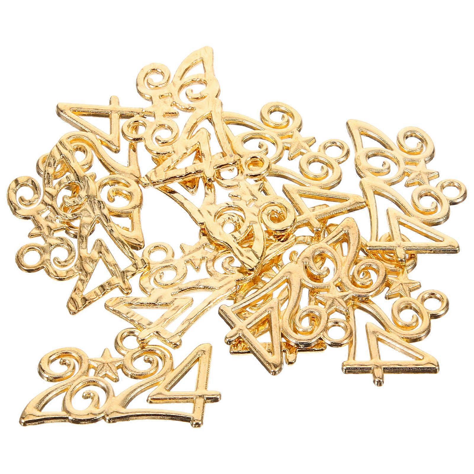 Mixed Charms For Jewelry Making Diy Accessories Textured Finish Graduation Projects 50Pcs