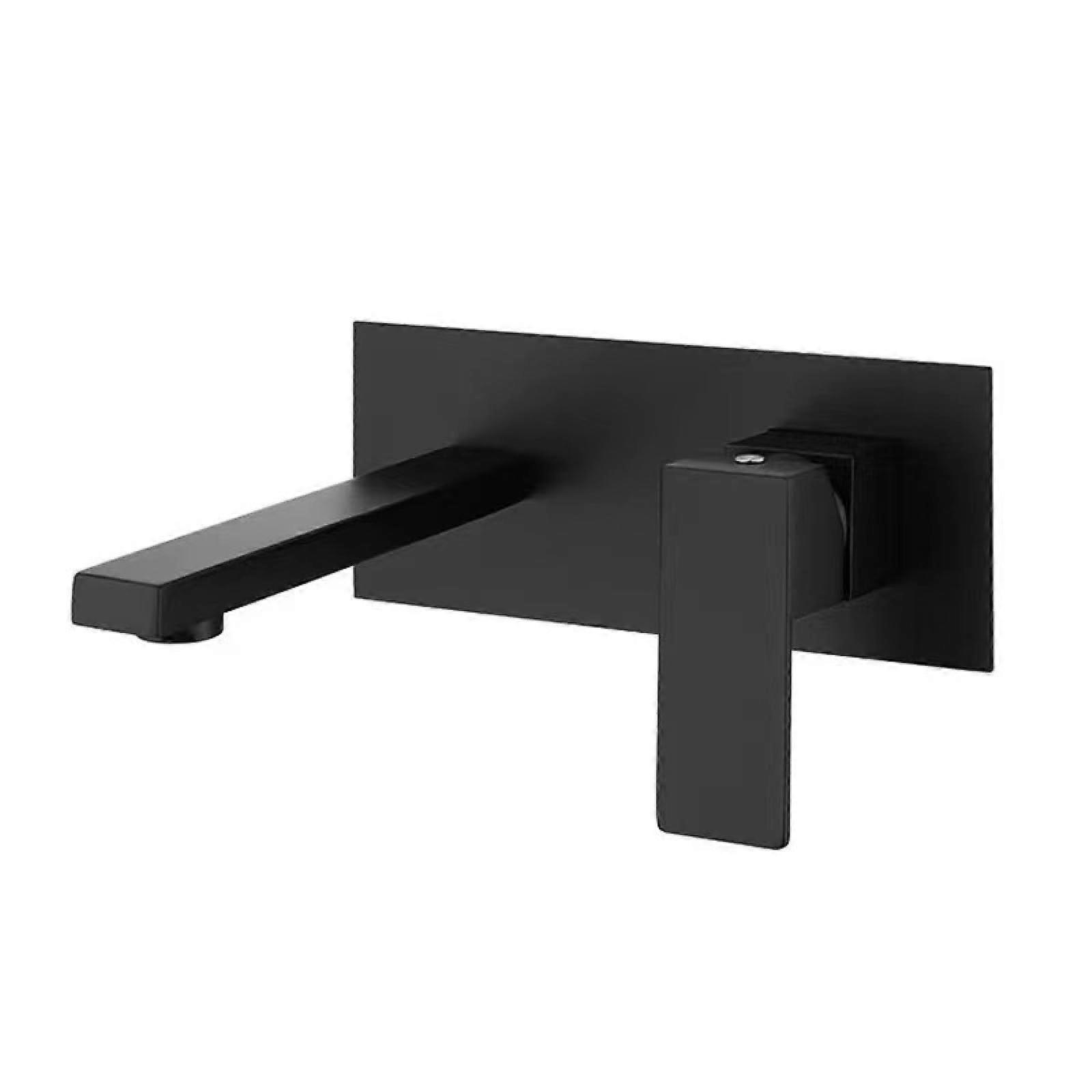 Wall Mounted Bathroom Faucet, Single Handle Basin Faucet, Chrome Tap