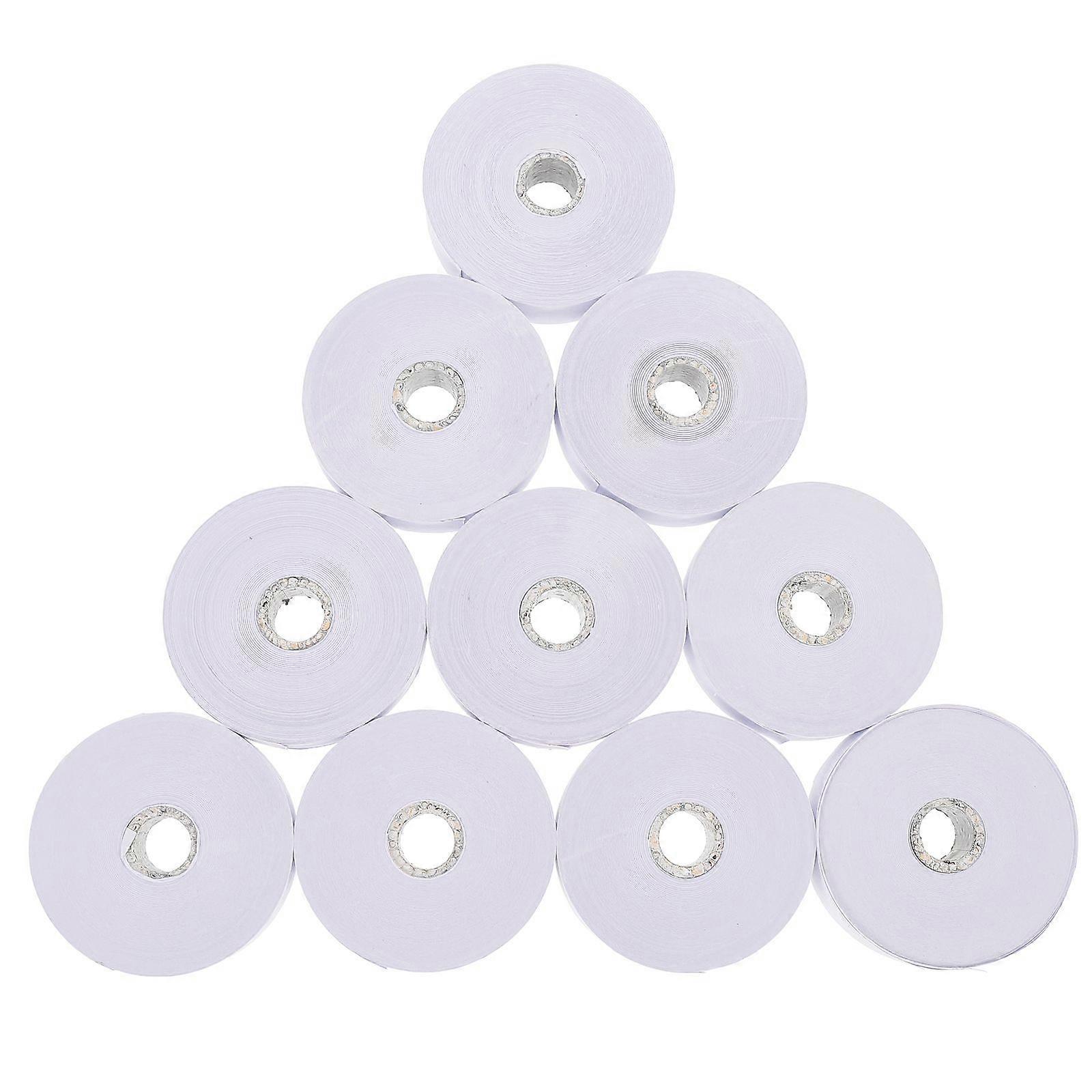 10 Rolls Electromagnetic Dotting Timer Paper Physical Experiment Paper for School