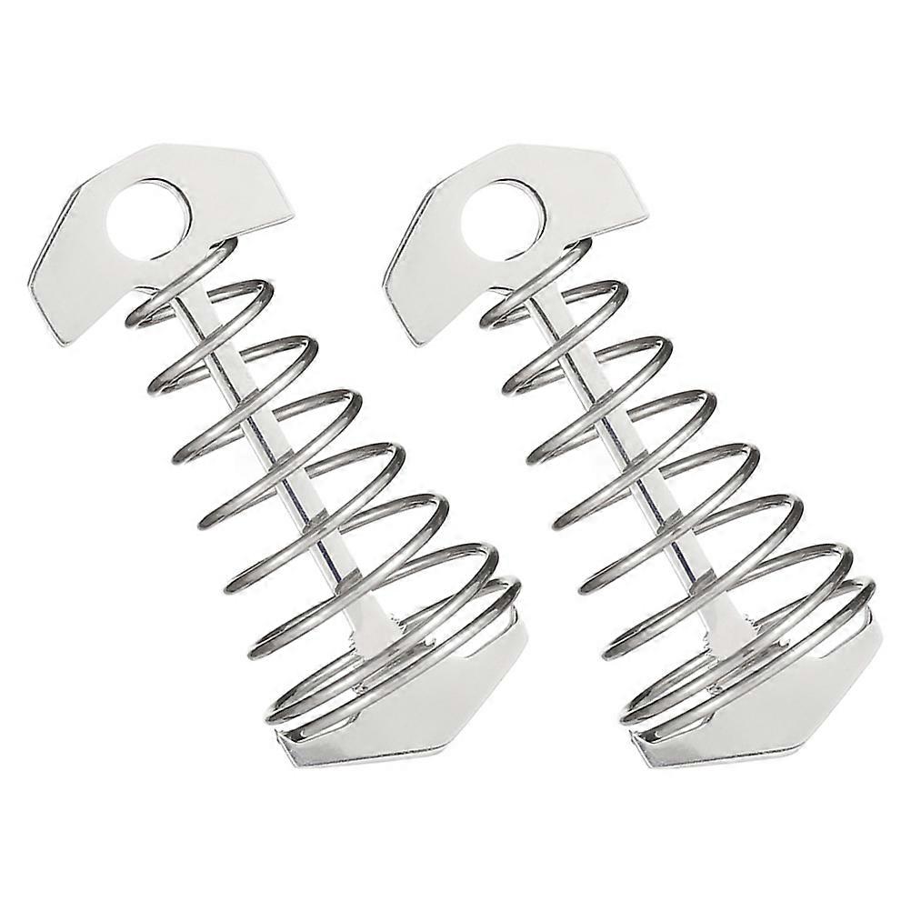 Tent Hooks Pegs Fish Bone Tent Pegs Sturdy and Durable Outdoor Camping Hook Prevent Shelter Cracking 8x3cm 2Pcs