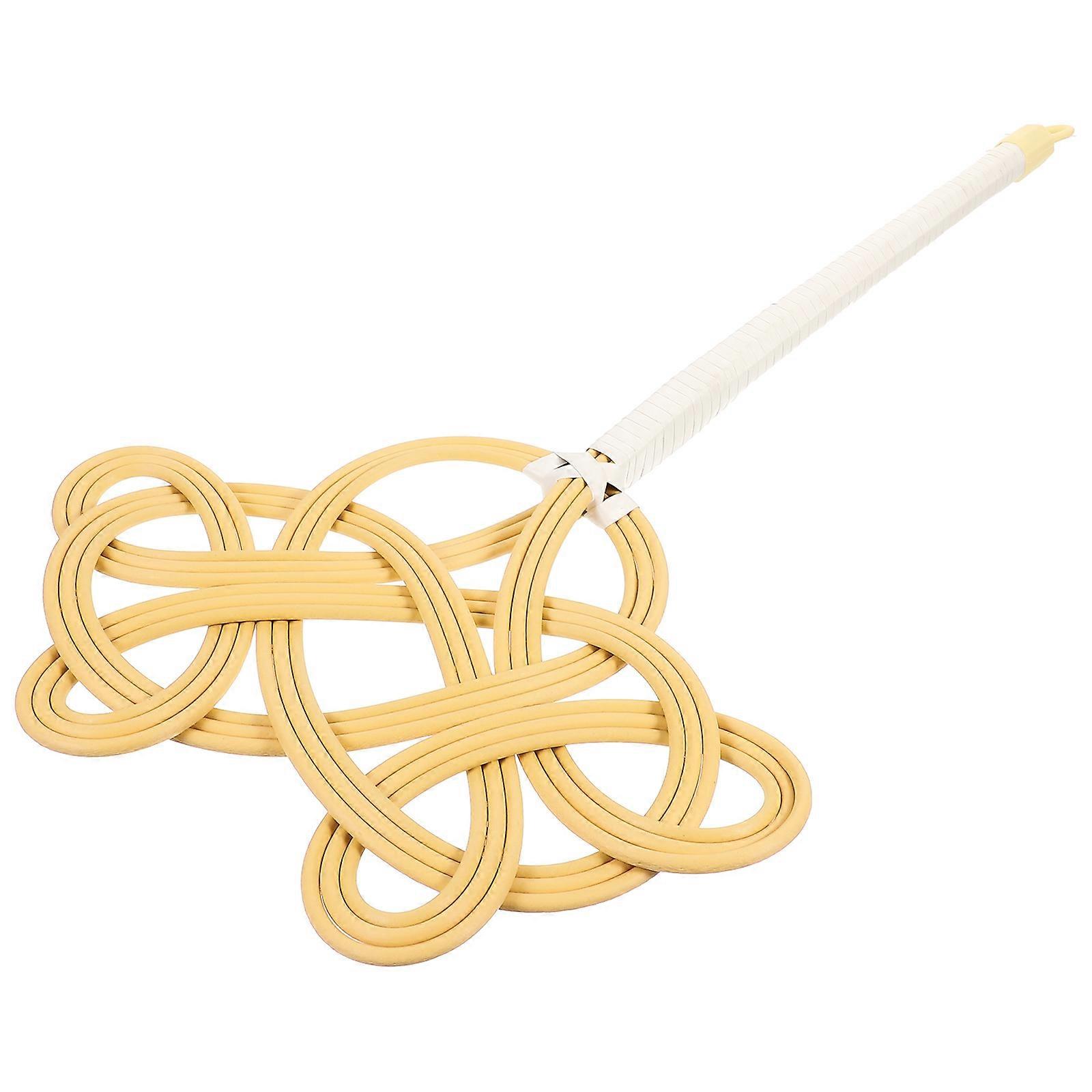 Manual Carpet Sweeper Dust Cleaning Tool Bed Cover Freshening Imitation Rattan 60X29X1CM 1Pcs