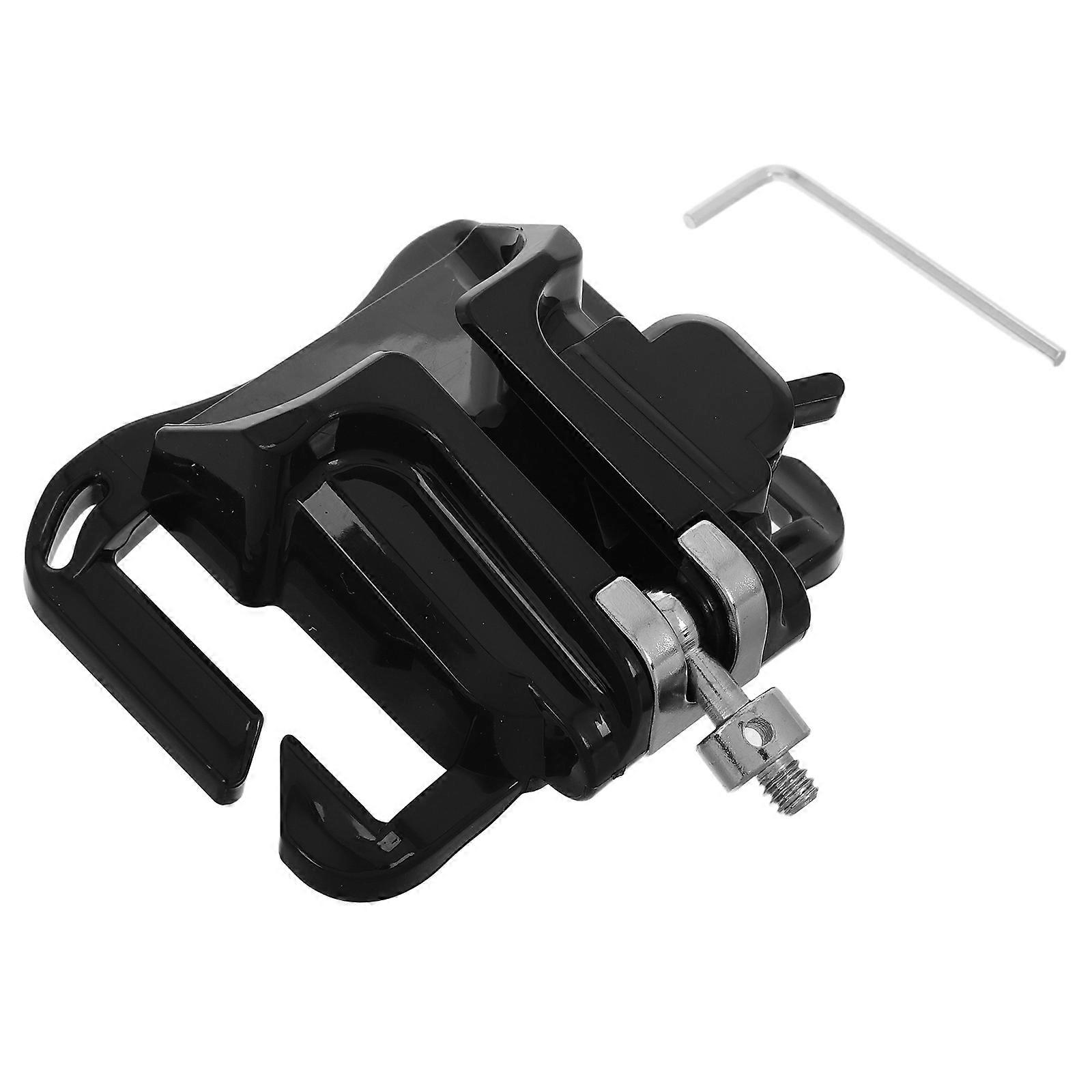 Camera Mount Buckle Quick Release Dslr Camera Versatile Design Comfort Fit Black 1Set