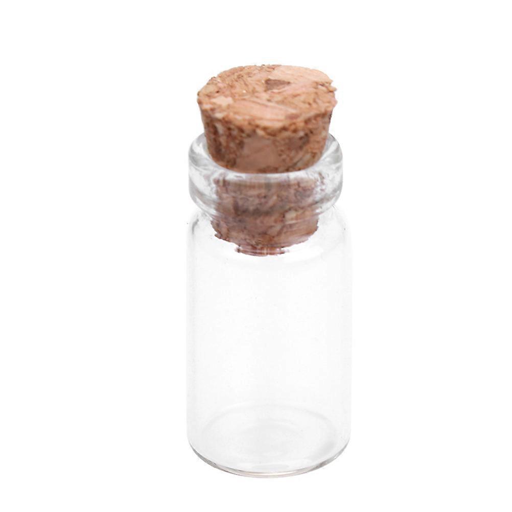 Mini Bottles with Cork Stoppers Clear Glass Jars For Wedding Party Favors 30Pcs