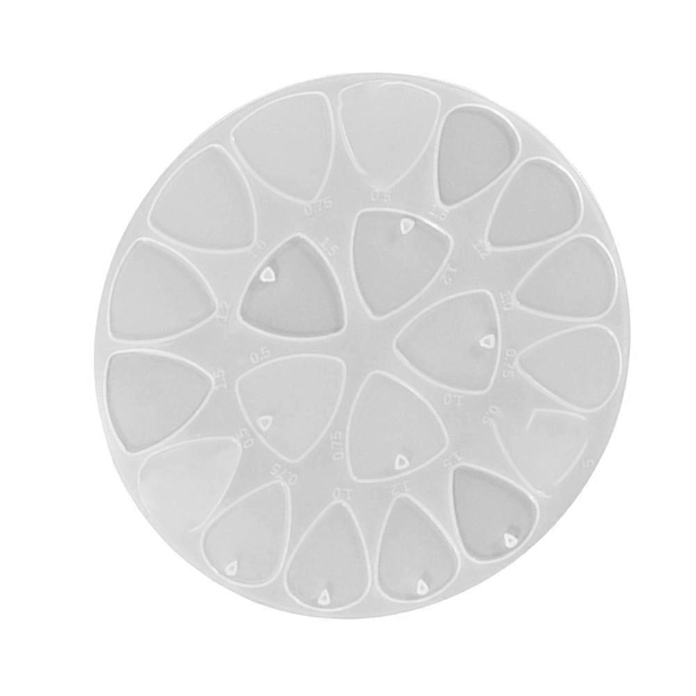 Molds For Epoxy Resin Unique Triangle 16.5X16.5X0.3CM Keychain Pendant Making Craft Projects 1Pack
