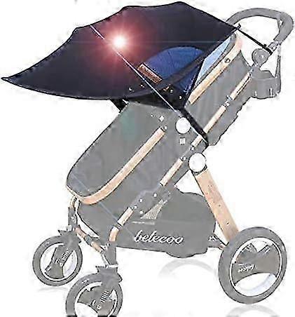 Stroller Sun Shade Adjustable Windproof Cover UV Protection for Carrycot Pram
