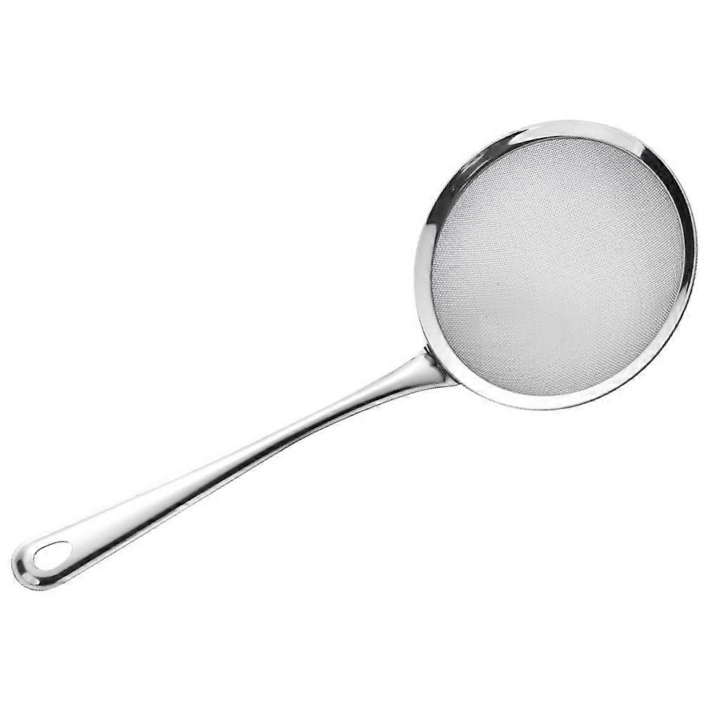 Metal Strainer with Handle Professional Food Strainer for Scooping Ingredients in Kitchen Use 1Pcs
