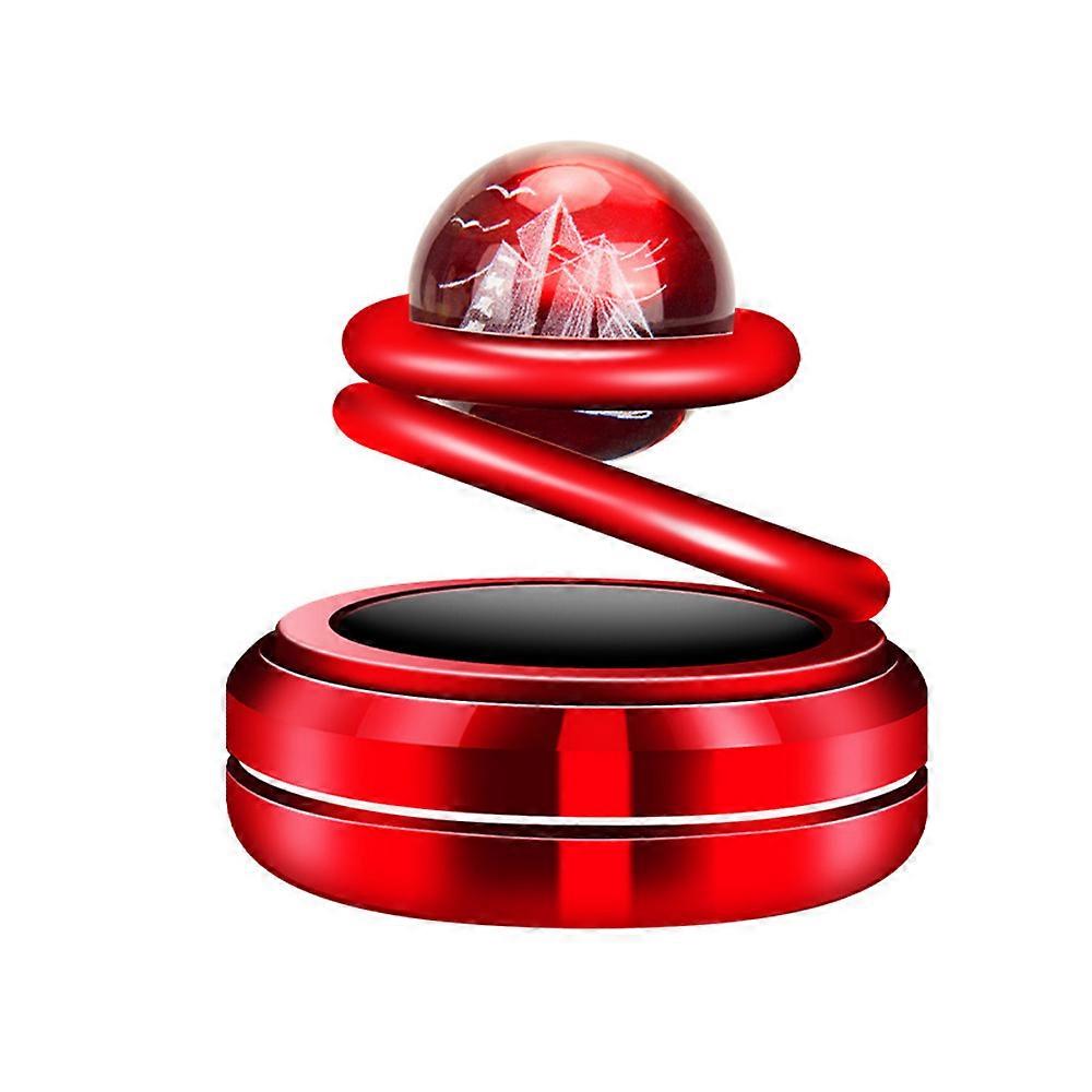 Solar Car Air Freshener 360° Interstellar Rotate Fragrance Decoration Interior Accessories Flavoring Perfume Diffuser Supplies