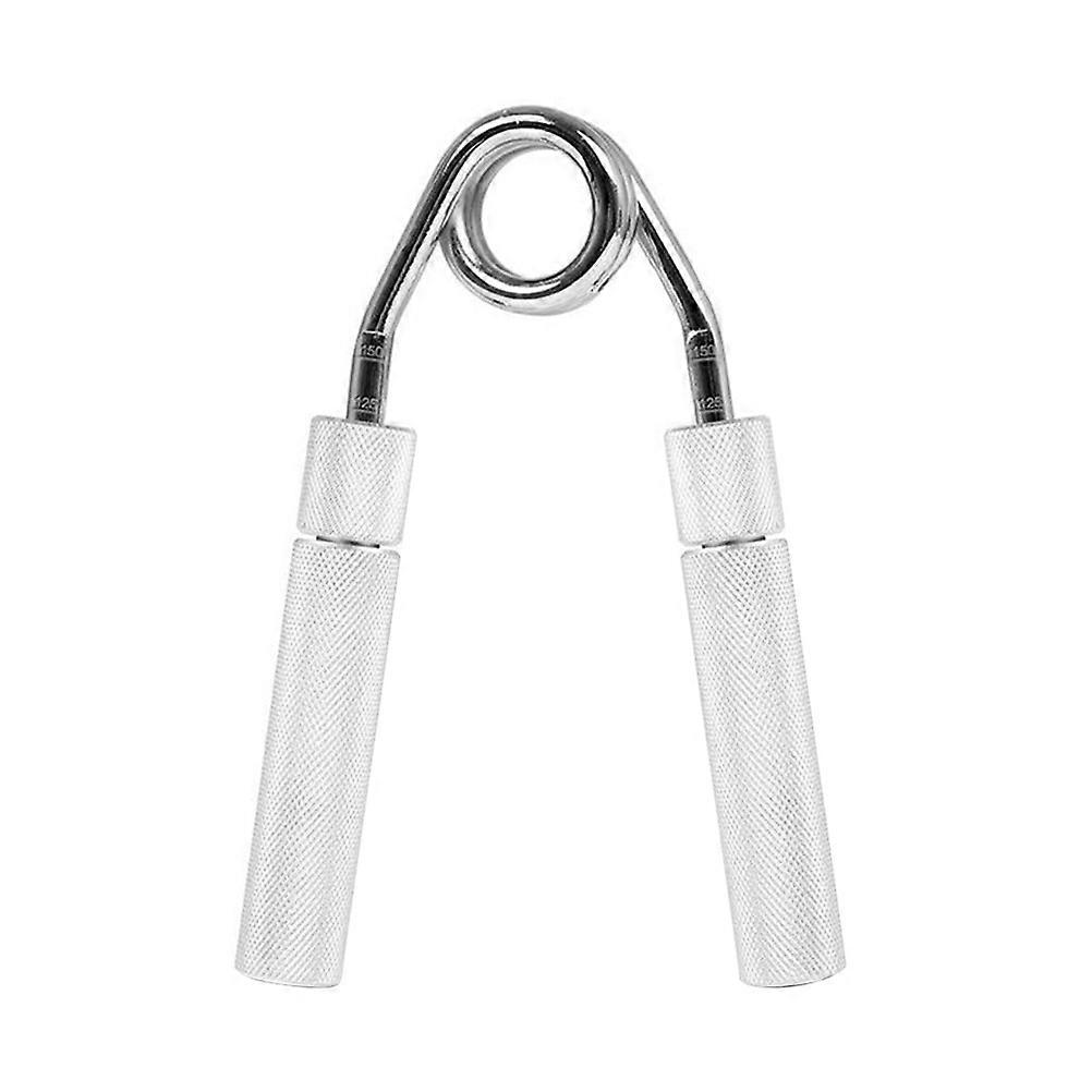 Forearm Exerciser Adjustable Hand Gripper Silver Comfortable Handles Exercise Tool Adults 1Set