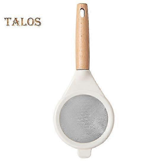 Strainer Spoon Double Hook Design Filtering Anti-rust Helpful Portable Flour Sieving Colander Kitchen Baking Tool Cooking Accessories