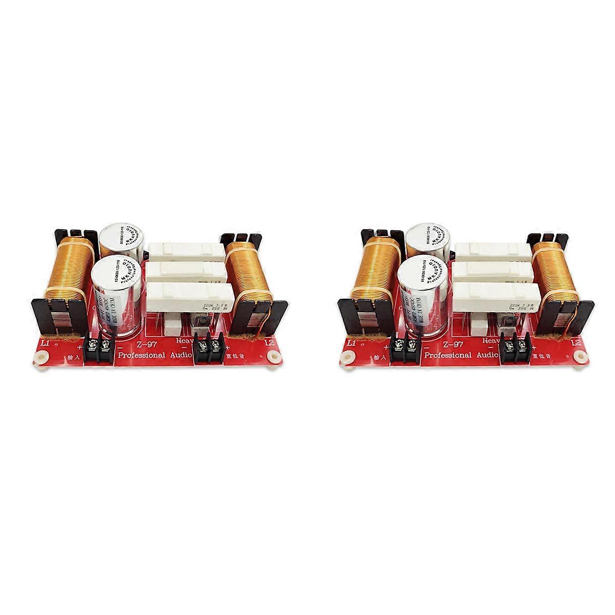 2X 550W Heavy Bass Speaker Frequency Divider 43Hz/45Hz Subwoofer Crossover Filter HiFi DIY Car Audio