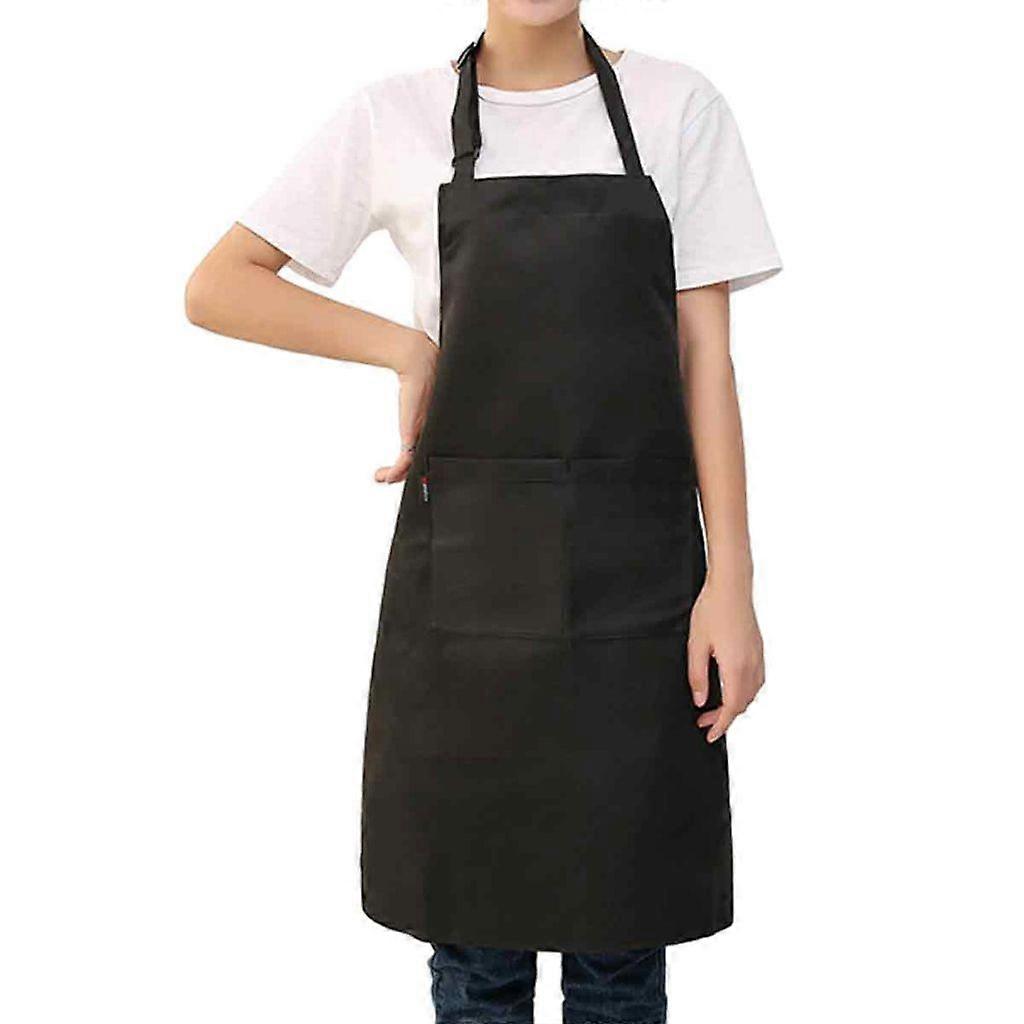 Waterproof Apron for Kitchen & Restaurant - Black