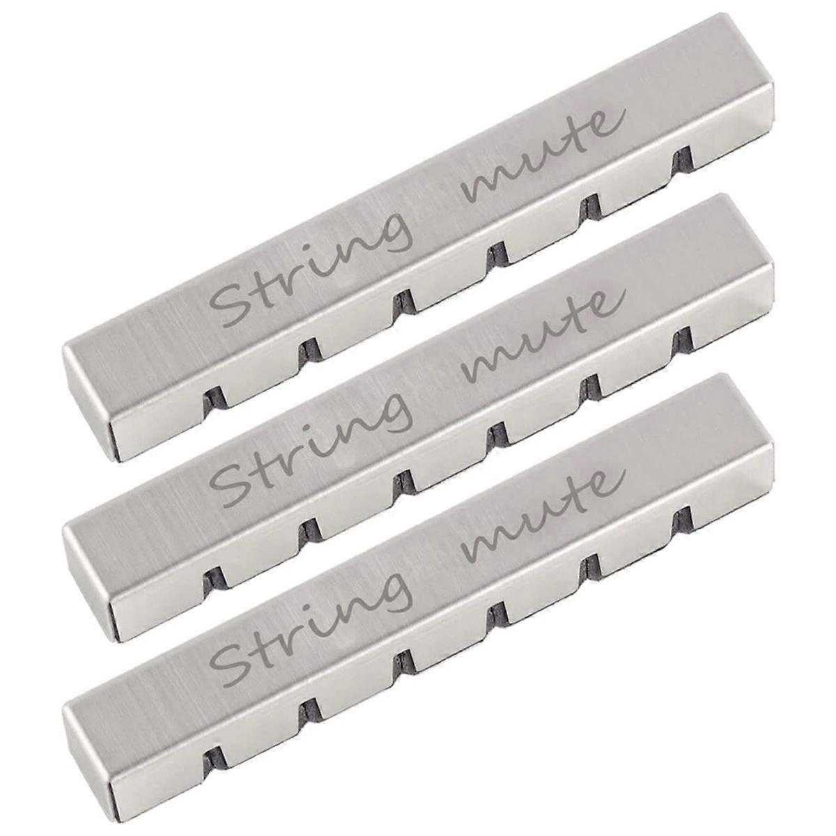 3X Adjustable Guitar Muter String Dampener Universal Guitar Fretboard Silence Pad Sponge Mute Mat
