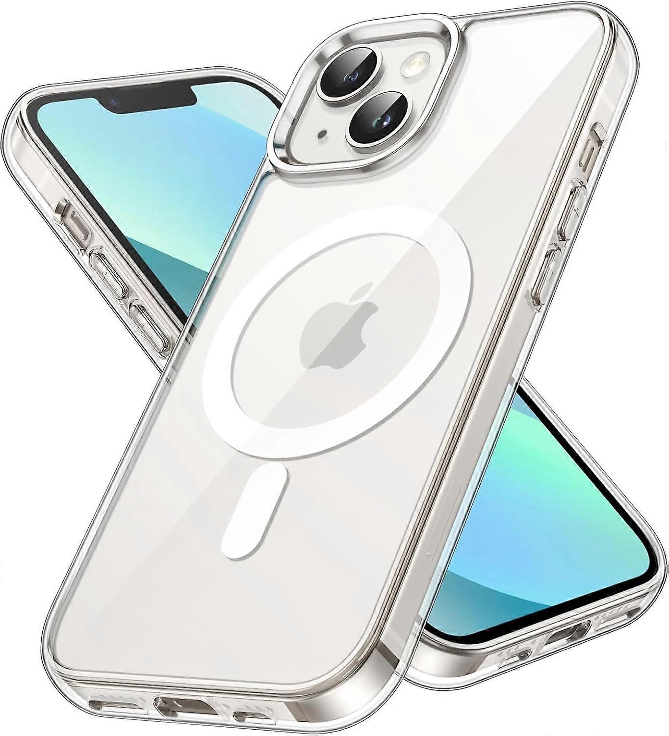 Magnetic Case for iPhone 13 6.1 Inch, (Transparent)