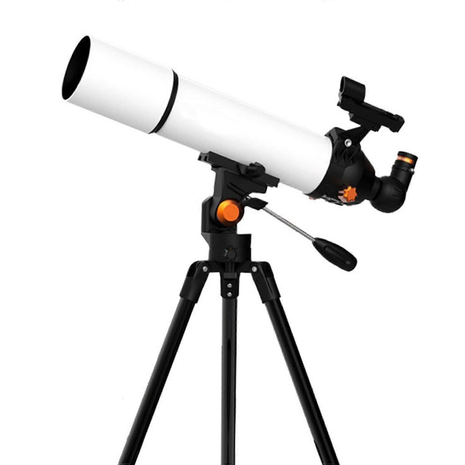 Refracting astronomical telescope, HD magnification, dualpurpose, suitable for adults or children, portable with tripod.