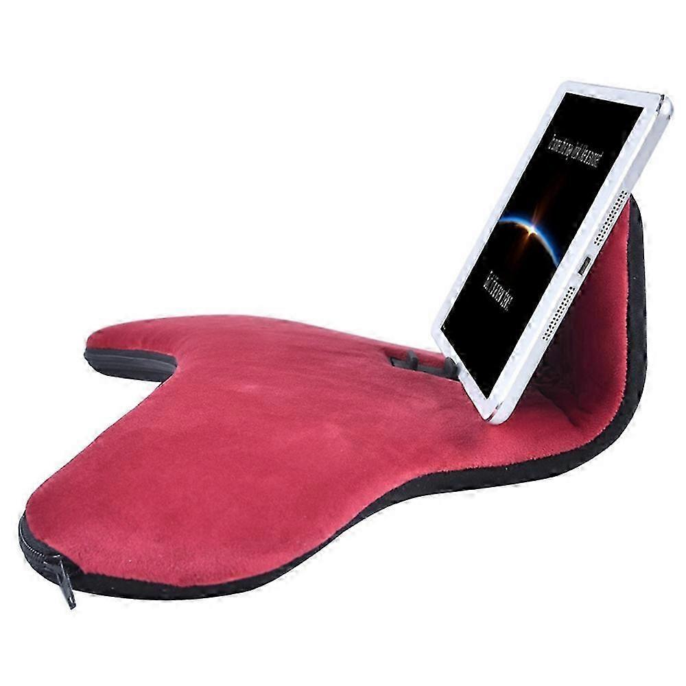 Multi-Angle Soft Pillow Lap Stand for Tablets and Smartphones