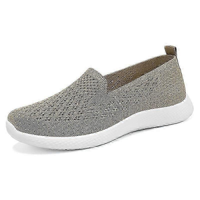 Breathable Mesh Slip-On Walking Shoes Comfortable Lightweight Sneakers for Daily Wear
