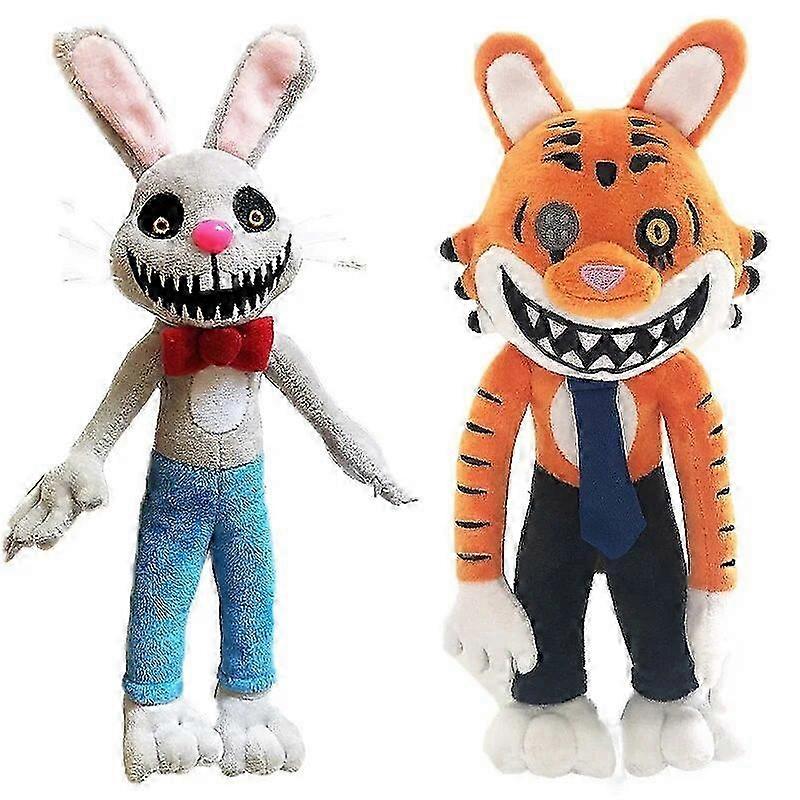 Plush Toy Horror Game Plushie for Certain Brand Fans - Stuffed Animal Tiger, Rabbit, Panda