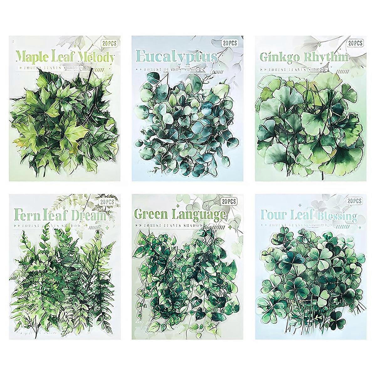 Lace Border Scrapbook Paper Set, 120 PCS -Plant Ephemera Pack for Junk Journaling