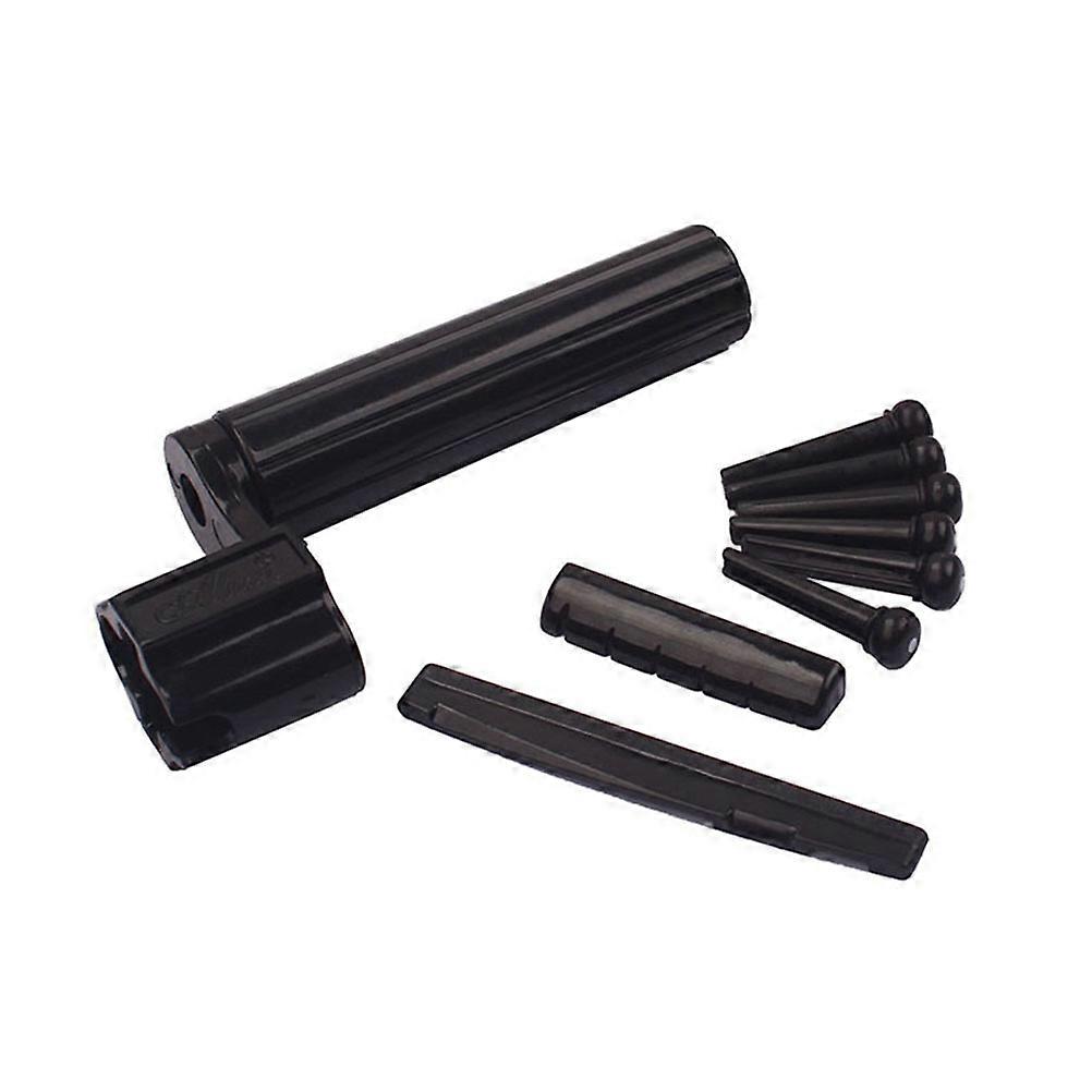Guitar Bridge Saddle Plastic Replacement for Guitar Maintenance Professional Guitarists Sound Improvement 1Set