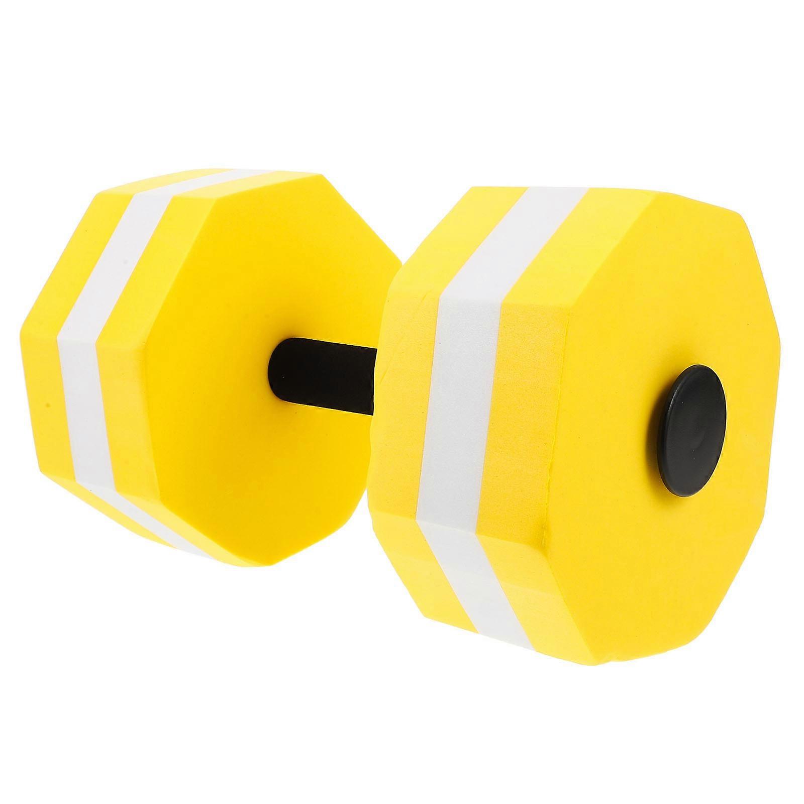 It sounds like you're describing or searching for **floating water dumbbells**—a popular piece of equipment used in **water aerobics, pool workouts,
