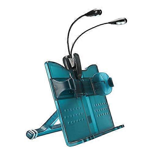 Kids Reading Frame Blue Folding Plastic Abs Folding Reading Frame with Reading Light